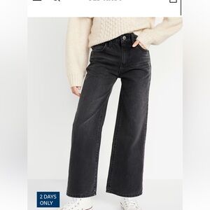 Old Navy Kids Black Wide-Leg Jeans